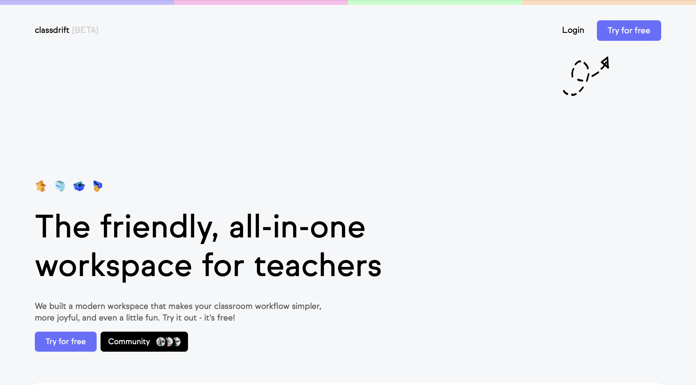 Classdrift 4H website preview